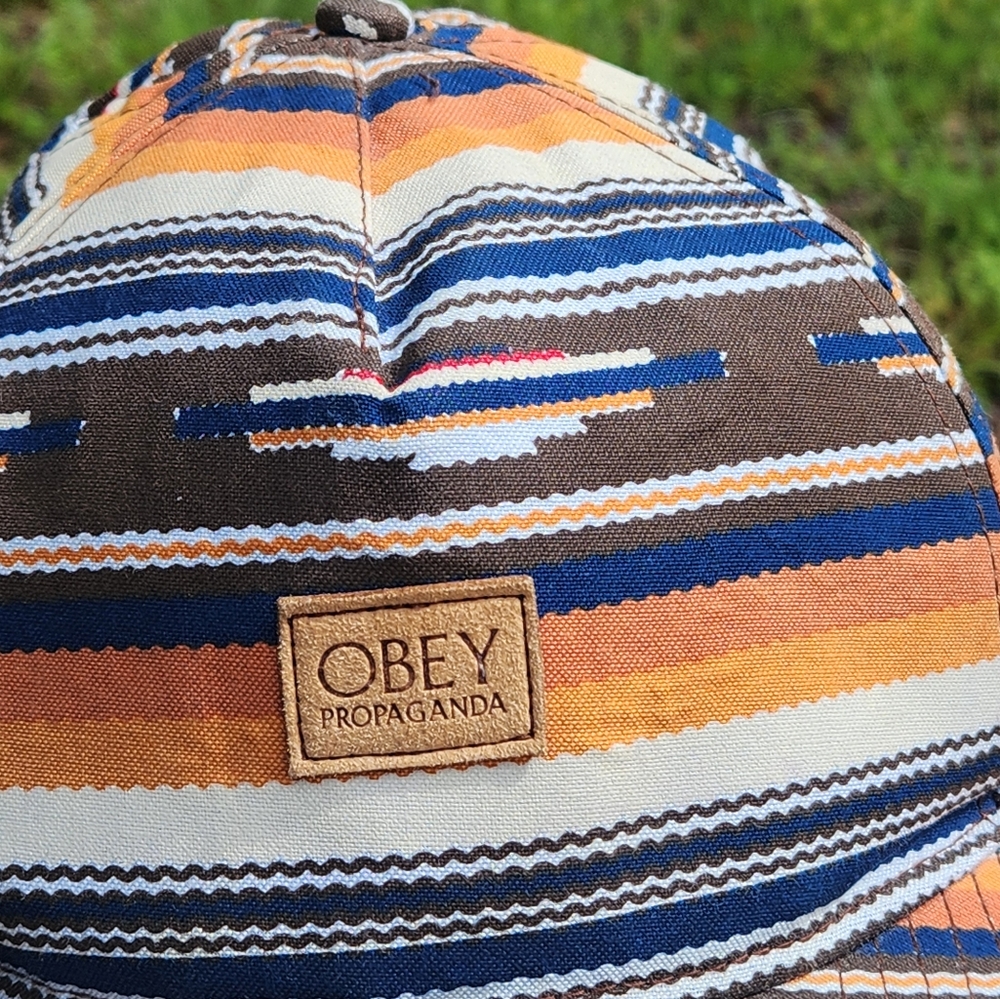 Obey Propaganda Multicolor Patterned Cap - image 4